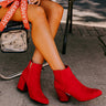 The Bristol Faux Suede Bootie Image - 1