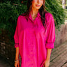 Major Icon Tunic Dress In Hot Pink Image - 1