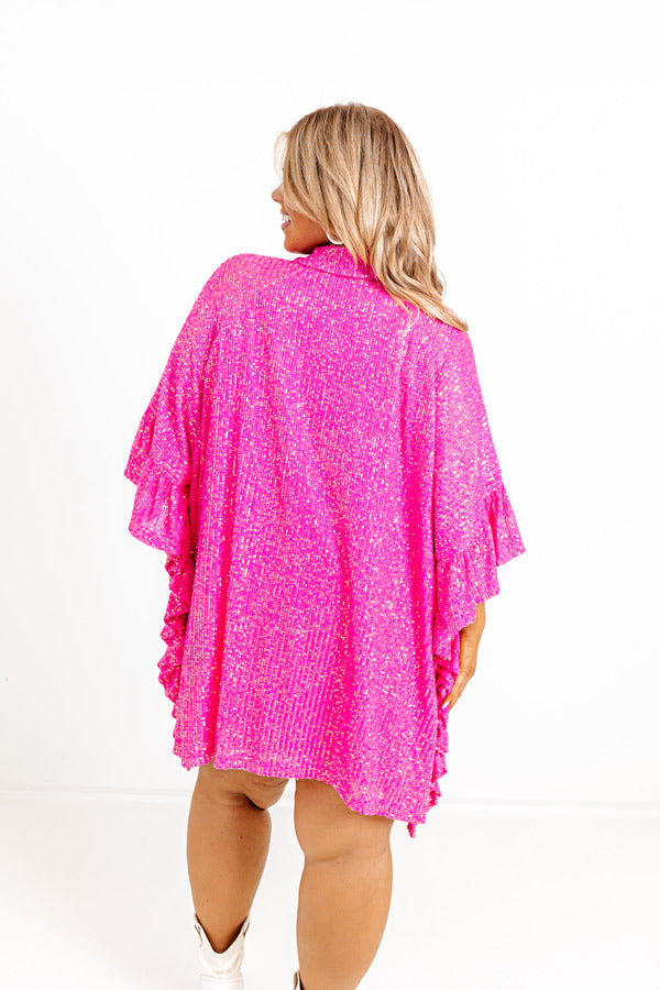 West Side Sparkle Sequin Tunic Top Curves Image - 5