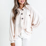 Coastal Comforts Oversized Top in Cream Image - 1