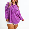 Coastal Comforts Oversized Top in Orchid Curves Image - 1