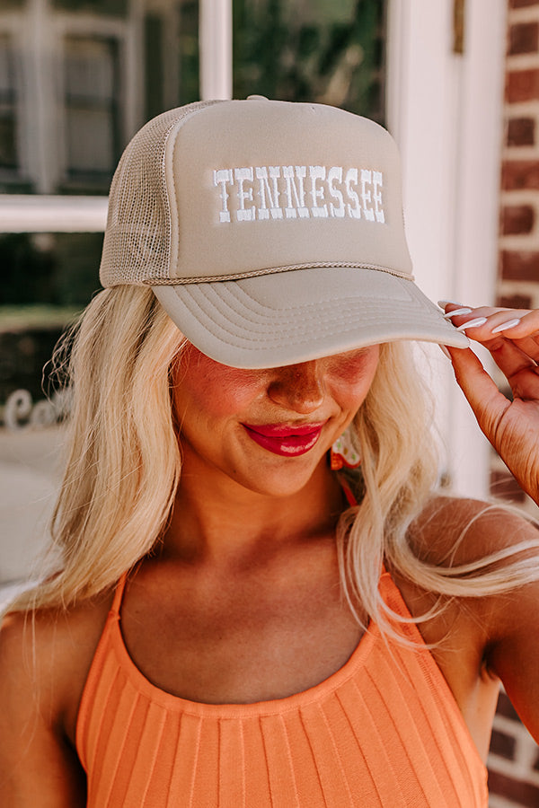 Tennessee Embroidered Trucker Hat