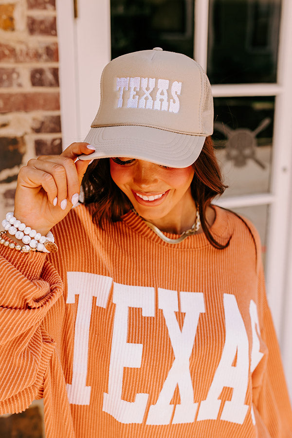 Texas Embroidered Trucker Hat
