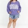 Louisiana State Pride Sweatshirt Curves Image - 1