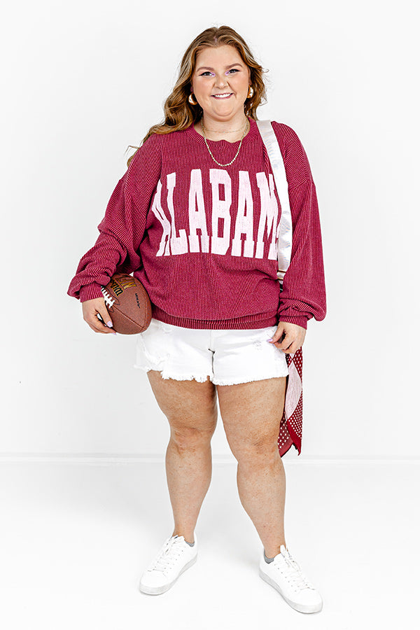 Alabama State Pride Sweatshirt Curves Image - 1