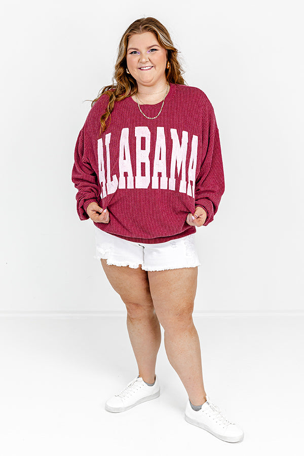 Alabama State Pride Sweatshirt Curves Image - 4
