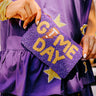 Game Day Beaded Clutch In Purple Image - 1