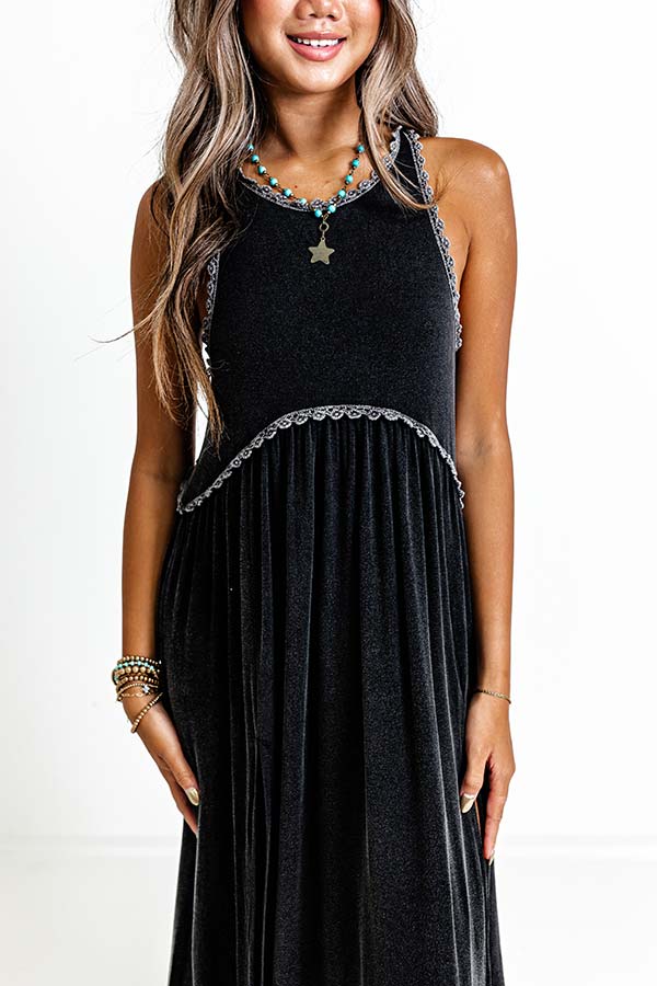 Fashion Queen Maxi Dress in Vintage Black Image - 1