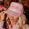 Hey Cowboy Embroidered Trucker Hat Image - 1