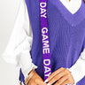 Game Day Beaded Purse Strap in Purple Image - 1