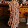 Whimsical Ways Maxi In Brown Curves Image - 1