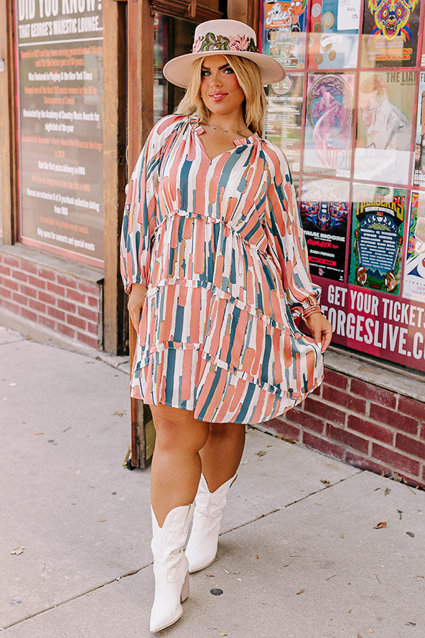 Market Square Satin Dress Curves Image - 4