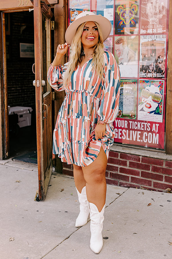 Market Square Satin Dress Curves Image - 1