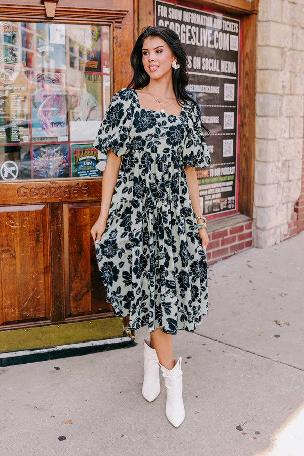 Rarest Kind Of Love Midi in Pear Image - 5