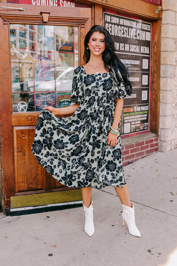 Rarest Kind Of Love Midi in Pear Image - 4