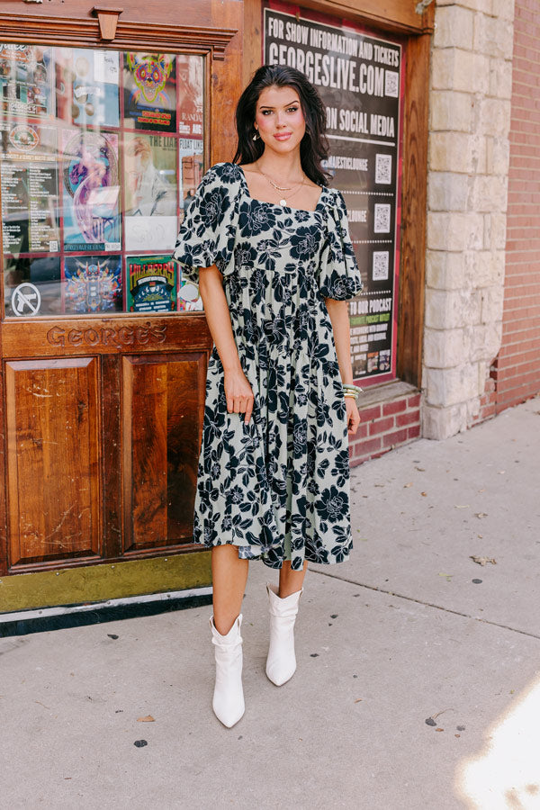 Rarest Kind Of Love Midi in Pear Image - 1