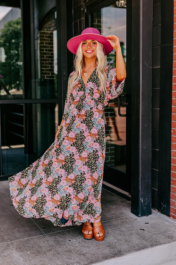 Whimsical Ways Maxi In Black Image - 3