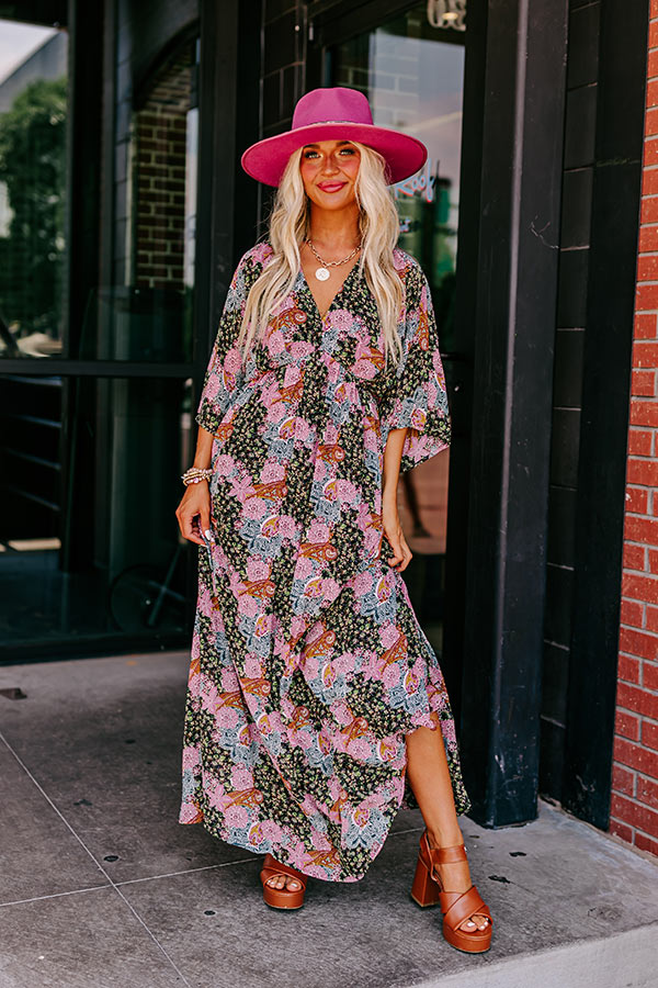 Whimsical Ways Maxi In Black Image - 5