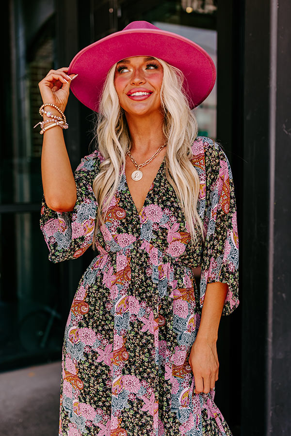 Whimsical Ways Maxi In Black Image - 4