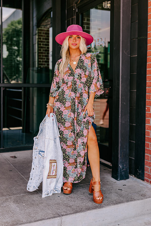 Whimsical Ways Maxi In Black Image - 1