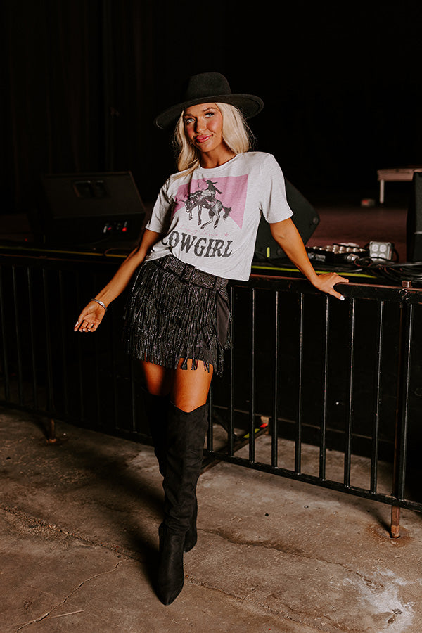 Long Live Cowgirl Crop Top Image - 1