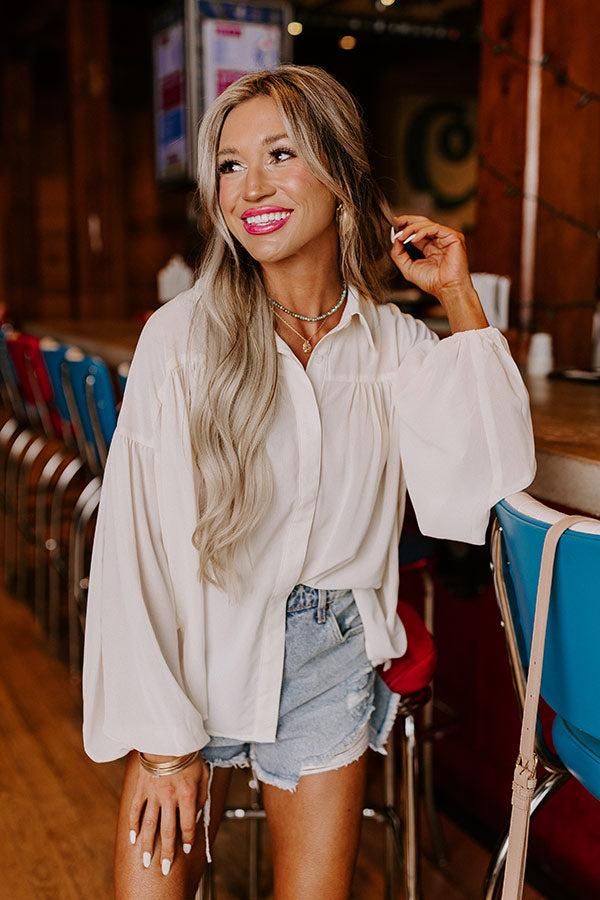 Subtle Encouragement Button Up Image - 1