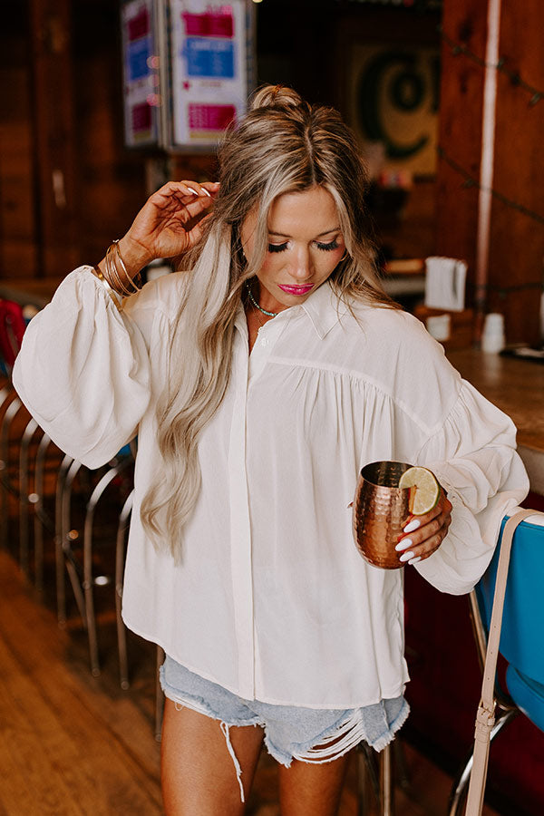 Subtle Encouragement Button Up Image - 3