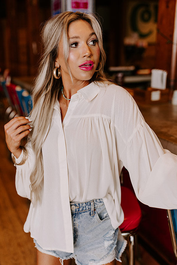 Subtle Encouragement Button Up Image - 4