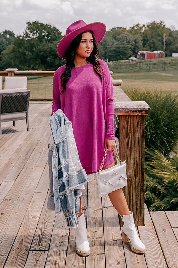 New Chapter Tunic Dress In Pink
