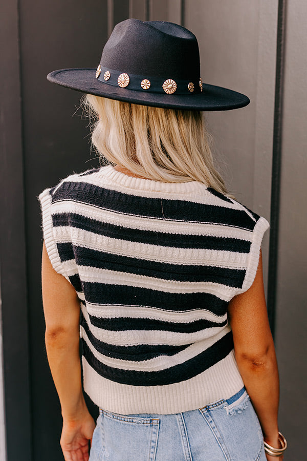 Stripes For Days Crop Sweater Top • Impressions Online Boutique