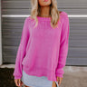 Mind Your Manners Knit Sweater In Pink Image - 1