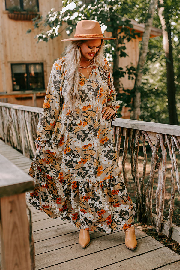 Ciao Darling Floral Maxi Curves Image - 4