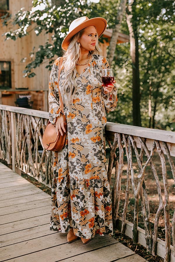 Ciao Darling Floral Maxi Curves Image - 2