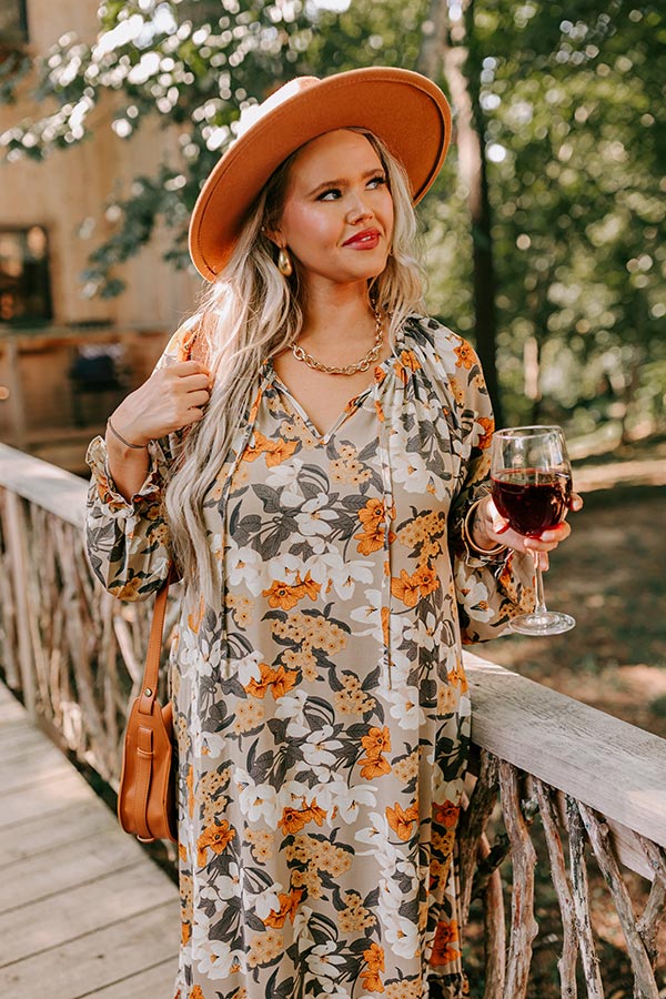 Ciao Darling Floral Maxi Curves Image - 3