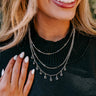 Naturally Radiant Layered Necklace In Silver Image - 1