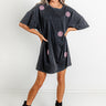 Big Smiles Embellished T-Shirt Dress Image - 1