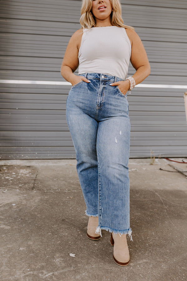 Risen Scarlett High Waist Jean In Dark Wash Curves ⢠Impressions Online Boutique