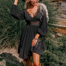 All The Sway Lace Mini Dress In Black Image - 1