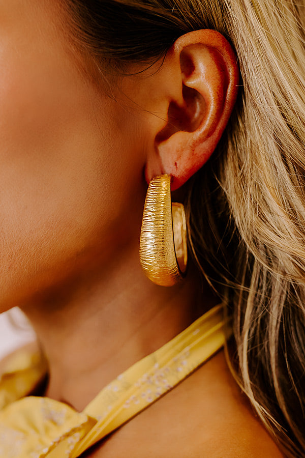 Desirable Destination Hoop Earrings Image - 4