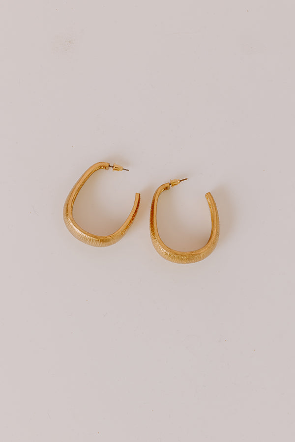 Desirable Destination Hoop Earrings Image - 2