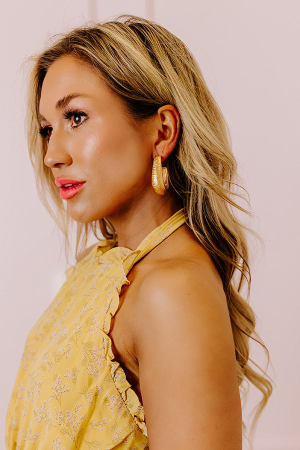 Desirable Destination Hoop Earrings Image - 3