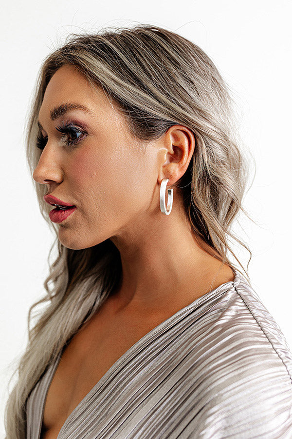 Catching Feelings Earrings In Silver Image - 1