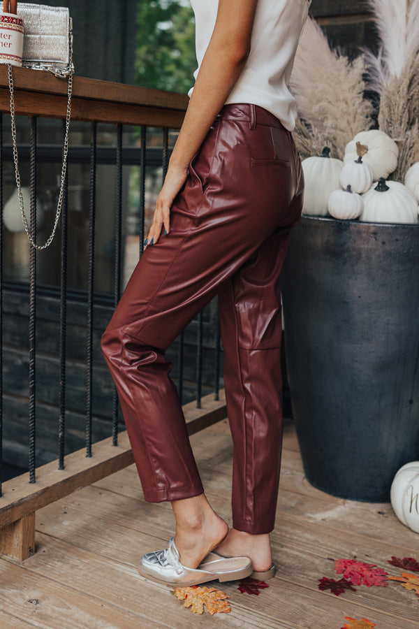 Tapestry Leather Pants - Ready to Wear