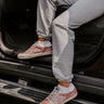 The Brinly Vintage Faux Leather Sneaker In Pink Image - 1