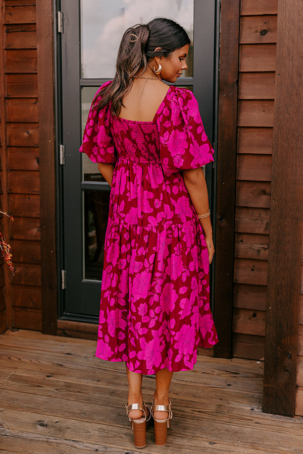 Rarest Kind Of Love Midi in Wine Image - 4