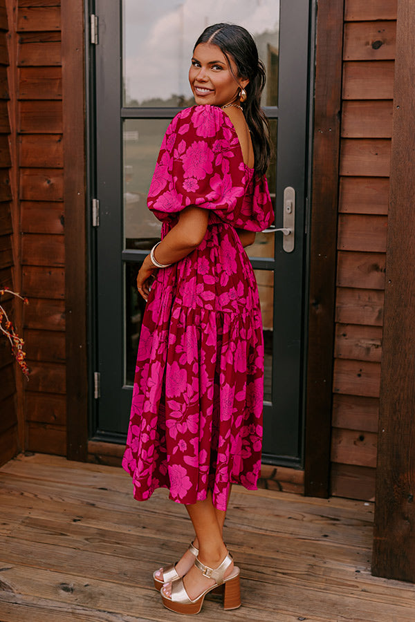 Rarest Kind Of Love Midi in Wine Image - 3