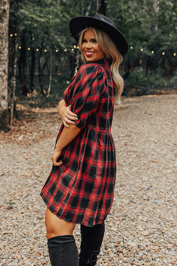 Plaid Dress Booties Dress Outfit Ankle Boots Summer Dress With