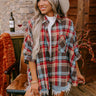 Autumn Charm Flannel Button Up in Brown Image - 1