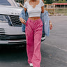 The Lexie High Waist Corduroy Cargo Pants Image - 1