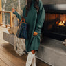 Fate Would Have It Sweater Dress In Hunter Green Image - 1